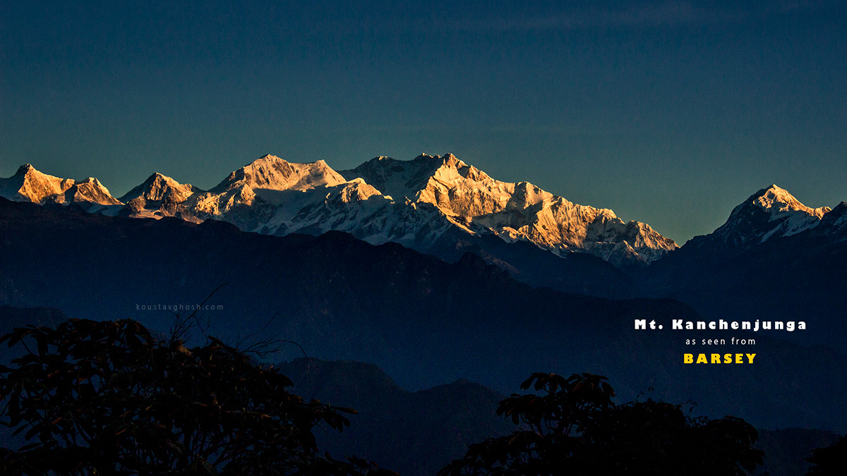 The grandeur of Kanchenjunga became even greater at this moment
